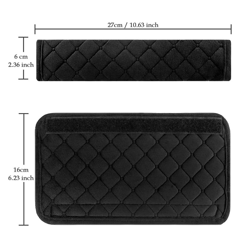 FUNNTY Seat Belt Cover Pad Seatbelt Car Strap Covers 4Pcs