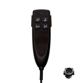 Uetmulik 4 Button 5 Pin Prong Lift Chairs Power Recliners Remote Hand Control Handset Model HS.13.04.01A Replacement