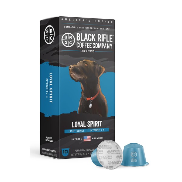 Black Rifle Coffee Company 100ct Loyal Spirit Espresso Capsules –