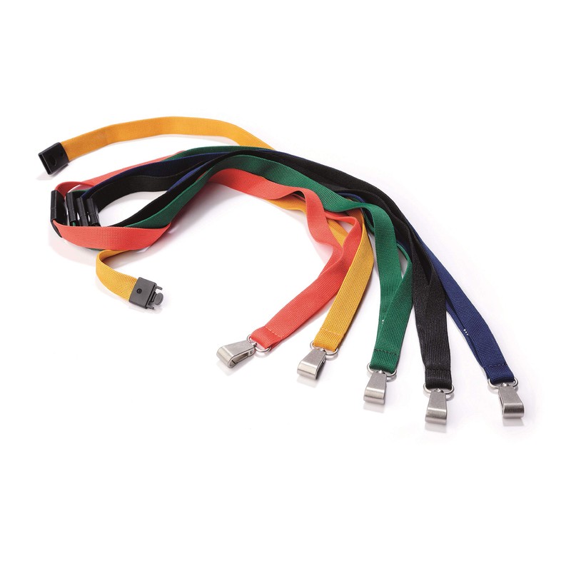 Durable 812732 Textile Soft Lanyard - Dark Green (Pack of