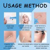 200 Pcs Pimple Needle Blackhead Blemish Remover,Milia Removal Needle Blue