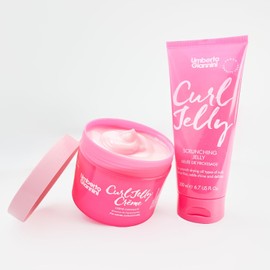 Umberto Giannini Curl Jelly Dream Duo - Curl Scrunching Jelly & Curl Jelly Creme - Curl Cream & Gel for Defined, Healthy, Bouncy Curls, Coils & Waves
