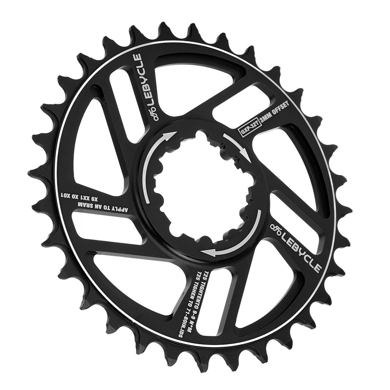 Lebycle Mountain Bike for GXP 32T Direct Mount Chainring Aluminum