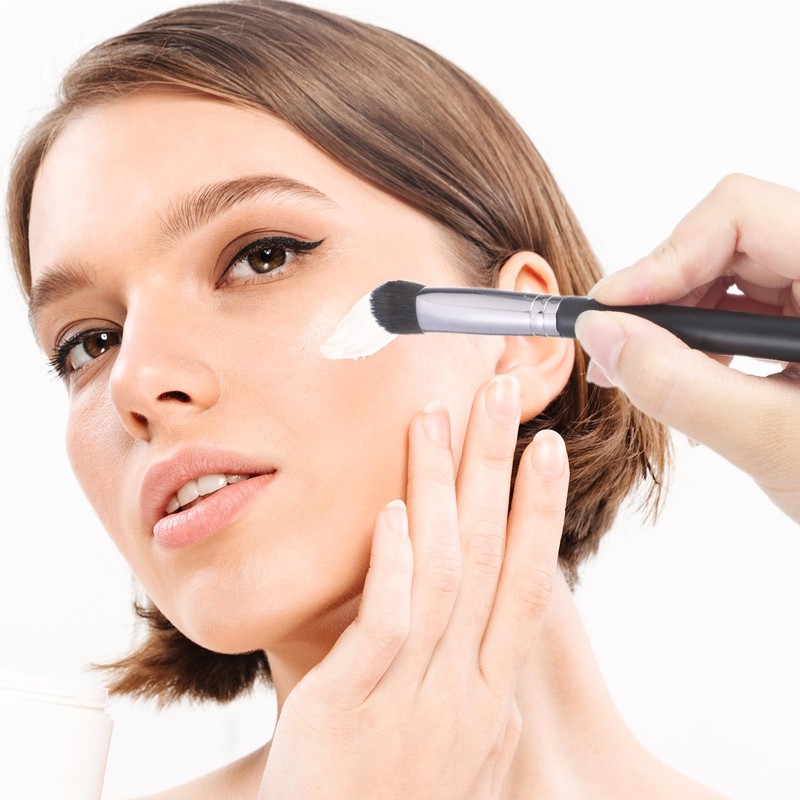 Triangle Concealer Brush Under Eye, Concealer Brush Undereye Corrector Makeup