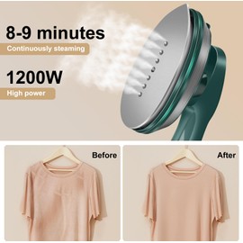 Portable Steamer for Clothes,1200W Large Area Handheld Garment Steamer with 3 Steam Modes,Travel Steamer with Smart Display