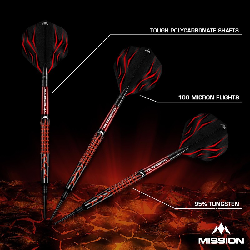 Mission Lava 95% Soft Darts