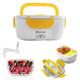 BEHOME Electric Food Warmer Plastic Yellow 1.5 L