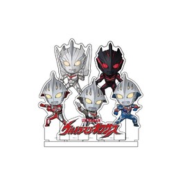Ultraman Nexus 01 Group Design [Mini Character Illustration] Premium Acrylic Diorama Plate