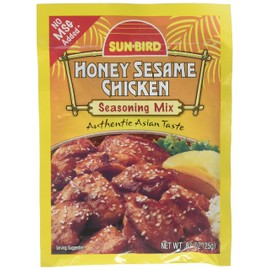 Honey Sesame Chicken Seasoning Mix Packets - Asian Chicken Recipe - 0.88 Ounces Each (Pack of 4)