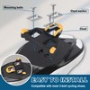 Road Bike Cleats Compatible with SPD-SL Pedals, 4 Pack