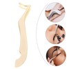WOONEKY Elegant Gold Eyelash Nipper Compact Tool for False Lash