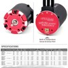 Surpass Hobby Brushless Motor, Supersonic 3650 5600kv 3.175mm Bullet Black