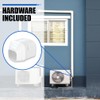 Cestluck Mini-Split Line Set Cover Parts: Duct End 3" Line