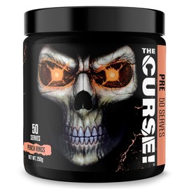 JNX Sports The Curse Peach Rings Pre-Workout Powder, 50 Servings