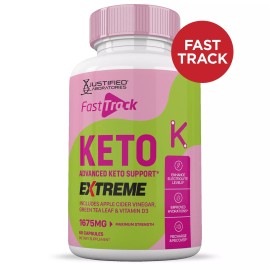 Justified Laboratories Fast Track Keto ACV Extreme Pills 1675MG Stronger Thn Gummy Keto Support 10Pck
