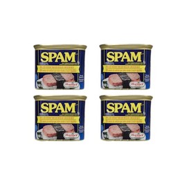 Spam Luncheon Meat Can, 25% Less Sodium, 12 Ounce (4 Count)