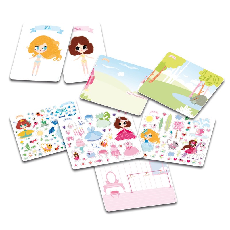 200 stickers - princesses