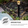 10pcs Ground Spike Lawn Lamp Resistant Landscape Lighting Ground Replacement