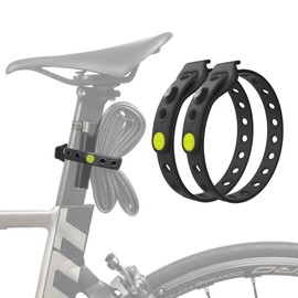 BONE Bike Strap Lite (2er-Pack) – Verstellbarer Fahrrad-Radstabilisator, Kratzfreie Silikon-Befestigungsbänder zur Aufbewahrung, MTB-Rahmenträger für Schlauch, Schnellmontage Fahrrad-Zubehör (2 Stück)