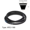 sourcing map XPZ1180 V-Belt Drive Belt 1180 mm Pitch Length