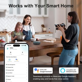 Hornbill WiFi Smart Locks for Front Door: Keyless Entry WiFi Keypad Deadbolt Lock, Compatible with Alexa, Remote Control, Fingerprint Password Unlock, Auto Lock, Built-in Wi-Fi (2.4Ghz, NOT 5G)