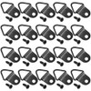 Hocansen 100 PCS Triangle Ring Picture Hangers D-Ring Triangle Picture
