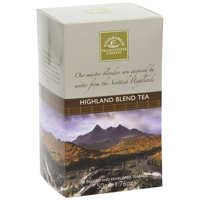 Edinburgh Tea & Coffee Company Highland Blend Tea, 25-Count Teabags