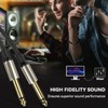 6.35mm Instrument Cable Noise Reduction Audio Device Connection Cable for