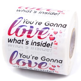 Cute Small Business Stickers,Funny You're Gonna Love What's Inside Business Stickers,Thank You Stickers, Packaging Stickers, Mail Envelopes Shipping Stickers for Small Business,500 PCS