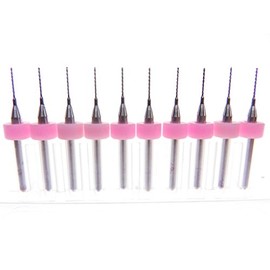 Versatile Tungsten Micro Drill Bits Japanese made for CNC PCB Installation, Toy Making, Model Cars Trucks Planes Boats, Arts & Crafts, Woodworking more... (.55mm)