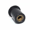 Omonic Rubber Well Nuts with M6 Brass Insert 6mm Metric