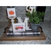 Decor Fall red Truck Pumpkins sign Farmhouse kitchen tray decor