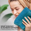 Towelogy Zero Twist Face Cloths 33x33cm - 100% Egyptian Cotton