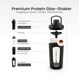 Glass Protein Shaker Borosilicate Glass