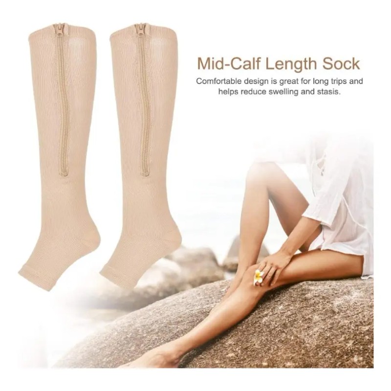 Y Kit De 3 Calcetines Con Cremallera Con Tratamiento De