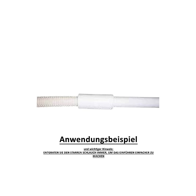 Connector/Sleeve with O-Ring for Condensate Hose Diameter 16-18 mm with