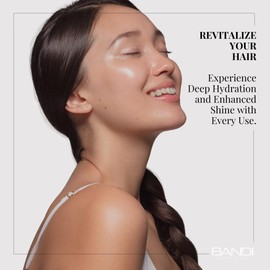 Bandi - Moisturising Hair Conditioner For Smoothing Shine Split Ends Solution With Trehalose Marula Oil Pea Protein - Ideal For Colour-treated Low Porosity Hair