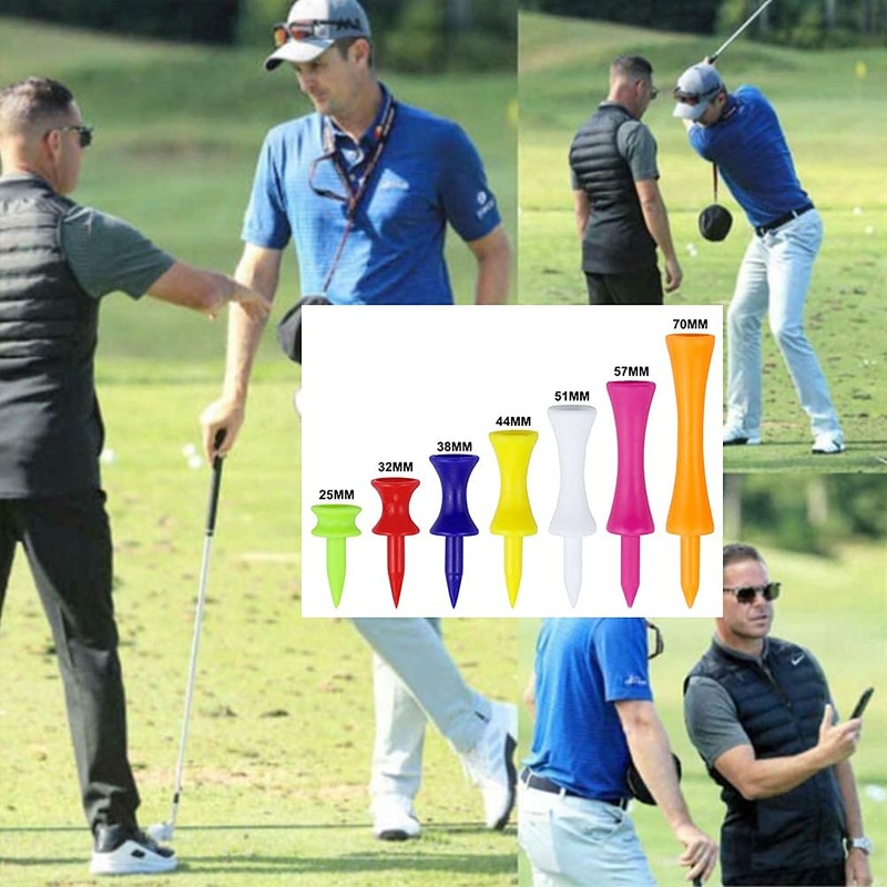 Zivisk Golf Tees Plastic Pack of 120 Size Mix 25