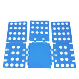 INTIRILIFE Folding Board Clothes Folding Aid in Blue – 67.5 x 58 cm – Laundry Folder for Quick Folding of Clothes, Clothes, Shirts, T-Shirts, Jumpers