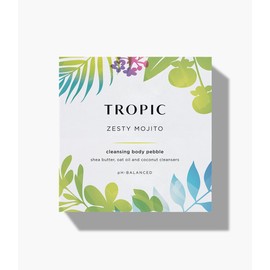 Tropic Skincare Ltd. CLEANSING BODY PEBBLE, Zesty Mojito