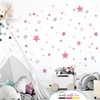 Little Deco DL608 60 Stars Wall Sticker Set for Children's