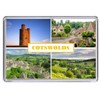 Cotswolds United Kingdom England Souvenir Acrylic Fridge Magnet (Standard: 70x45mm)