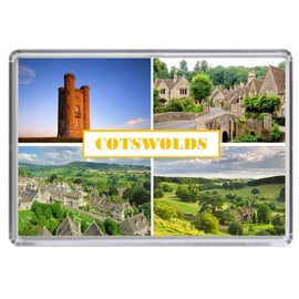Cotswolds United Kingdom England Souvenir Acrylic Fridge Magnet (Standard: 70x45mm)