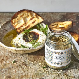 Villa Jerada, Za'atar with Hyssop (Zaatar/Zatar/Zahtar), Premium Middle Easter Spice Blend, 3.2 oz (Pack of 1) (ZA'ATAR - 1 JAR)