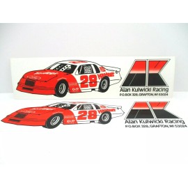 Vintage 1985 Alan Kulwicki Racing Bumper Sticker.