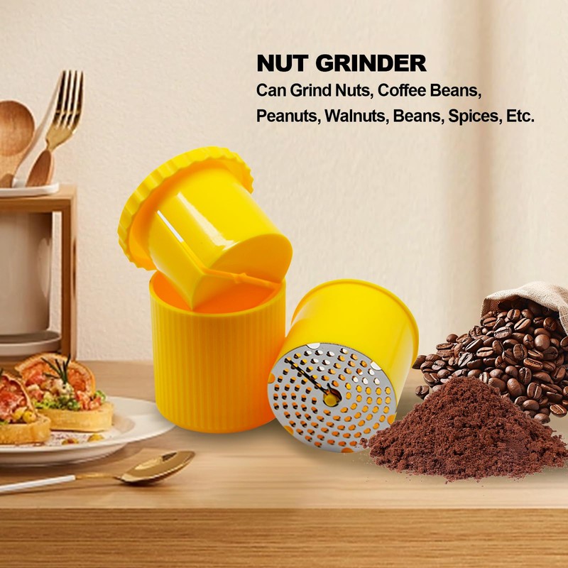 Atfart Nut Grinder, Manual Handheld, Multifunctional, Food-Grade