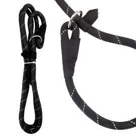 VFM/Crufts Reflective Slip Lead, 150cm, Black