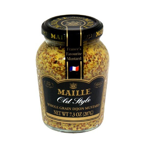 Maille Old Style Mustard, 7.3-Ounce Bottles (Pack of 6)