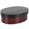 17.5x13.5cm Lunch Box Wooden Bento Box Portable Food Container for