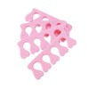 BIUDECO 120pcs Pink Foam Nail Toe Separators for Easy Manicure